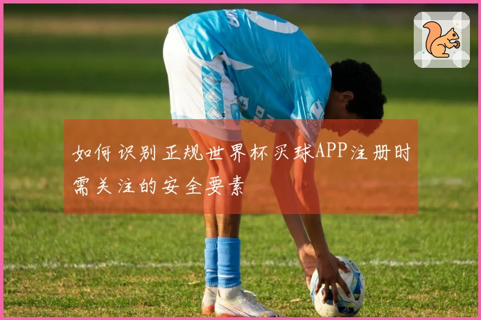 如何识别正规世界杯买球APP注册时需关注的安全要素