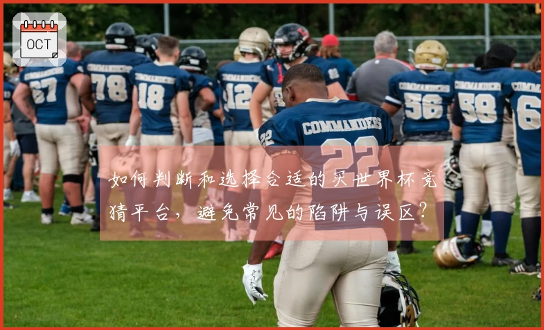 如何判断和选择合适的买世界杯竞猜平台，避免常见的陷阱与误区？